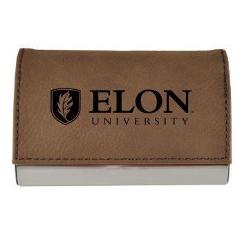 PU Leather Business Card Holder - Elon Phoenix
