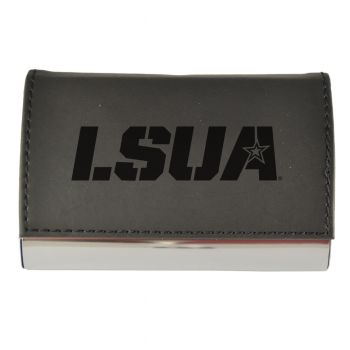 PU Leather Business Card Holder - LSUA Generals