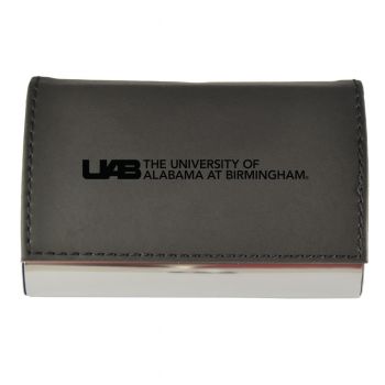 PU Leather Business Card Holder - UAB Blazers