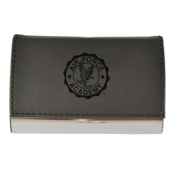 PU Leather Business Card Holder - Air Force Falcons