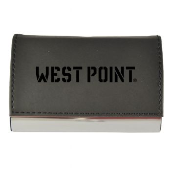 PU Leather Business Card Holder - Army Black Knights