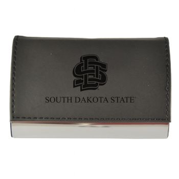 PU Leather Business Card Holder - South Dakota State Jackrabbits