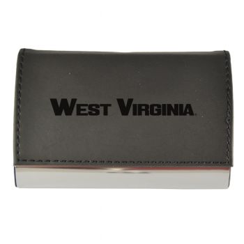 PU Leather Business Card Holder - West Virginia Mountaineers
