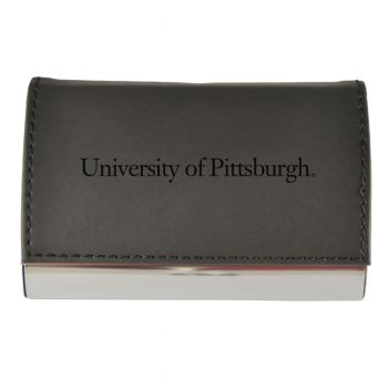 PU Leather Business Card Holder - Pittsburgh Panthers