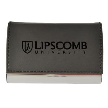 PU Leather Business Card Holder - Lipscomb Bison