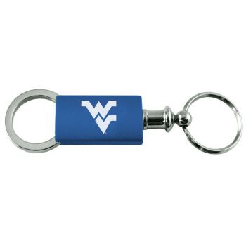 Detachable Valet Keychain Fob - West Virginia Mountaineers