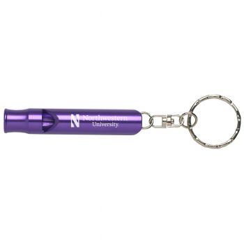 Emergency Whistle Keychain - Northwestern Wildcats