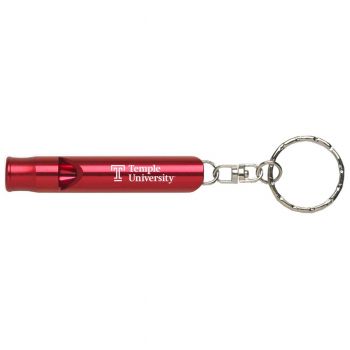 Emergency Whistle Keychain - Temple Owls