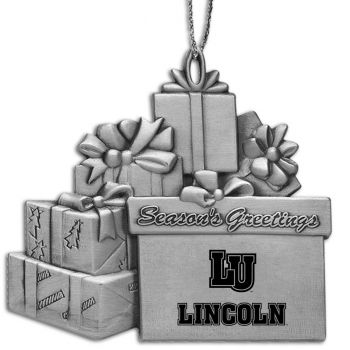 Pewter Gift Display Christmas Tree Ornament - Lincoln University Tigers