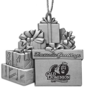 Pewter Gift Display Christmas Tree Ornament - Old Dominion Monarchs