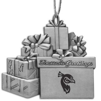 Pewter Gift Display Christmas Tree Ornament - St. Peter's Peacocks