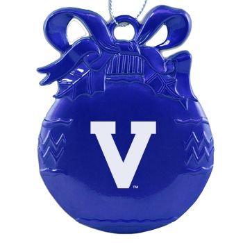 Pewter Christmas Bulb Ornament - Virginia Cavaliers