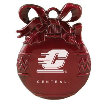 Pewter Christmas Bulb Ornament - Central Michigan Chippewas