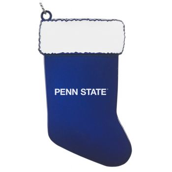 Pewter Stocking Christmas Ornament - Penn State Lions