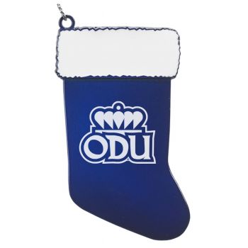 Pewter Stocking Christmas Ornament - Old Dominion Monarchs