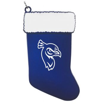 Pewter Stocking Christmas Ornament - St. Peter's Peacocks