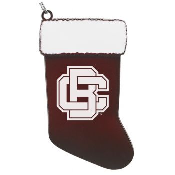 Pewter Stocking Christmas Ornament - Bethune-Cookman Wildcats