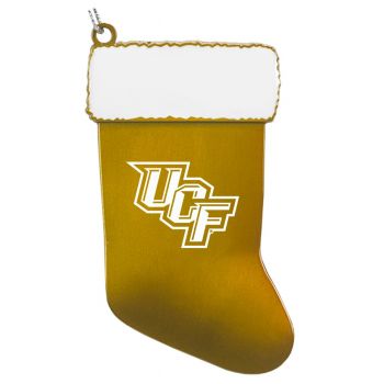 Pewter Stocking Christmas Ornament - UCF Knights