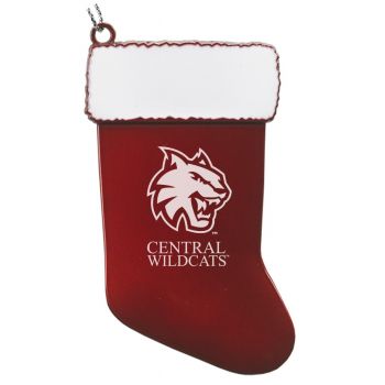Pewter Stocking Christmas Ornament - Central Washington Wildcats