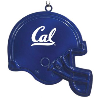 Football Helmet Pewter Christmas Ornament - Cal Bears
