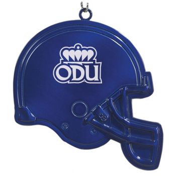Football Helmet Pewter Christmas Ornament - Old Dominion Monarchs