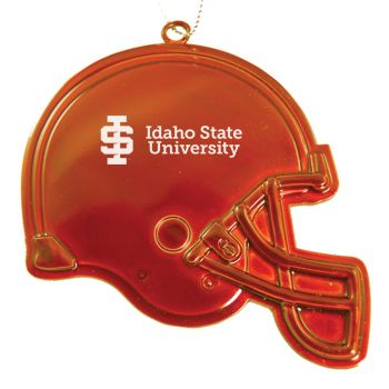 Football Helmet Pewter Christmas Ornament - Idaho State Bengals
