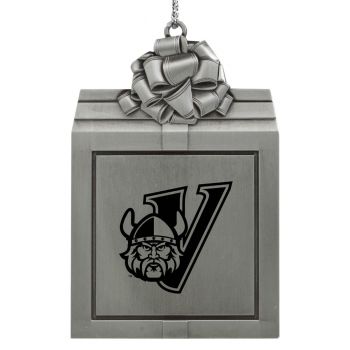 Pewter Gift Box Ornament - Cleveland State Vikings