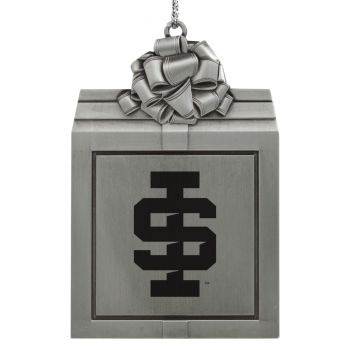 Pewter Gift Box Ornament - Idaho State Bengals