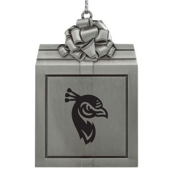 Pewter Gift Box Ornament - St. Peter's Peacocks