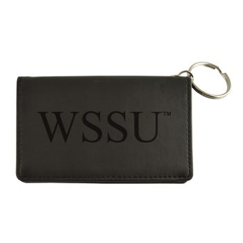 PU Leather Card Holder Wallet - Winston-Salem State University 