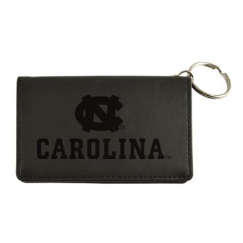 PU Leather Card Holder Wallet - North Carolina Tar Heels