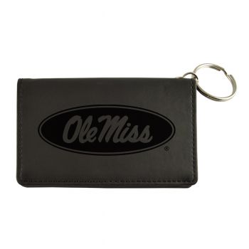 PU Leather Card Holder Wallet - Ole Miss Rebels