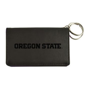 PU Leather Card Holder Wallet - Oregon State Beavers