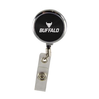 Retractable ID Badge Reel - SUNY Buffalo Bulls