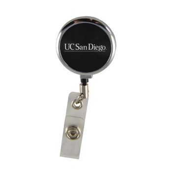 Retractable ID Badge Reel - UCSD Tritons