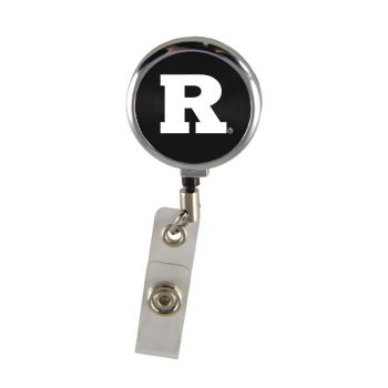 Retractable ID Badge Reel - Rutgers Knights