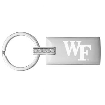 Jeweled Keychain Fob - Wake Forest Demon Deacons