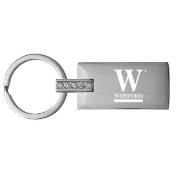 Jeweled Keychain Fob - Wofford Terriers
