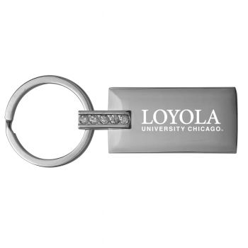 Jeweled Keychain Fob - Loyola Ramblers
