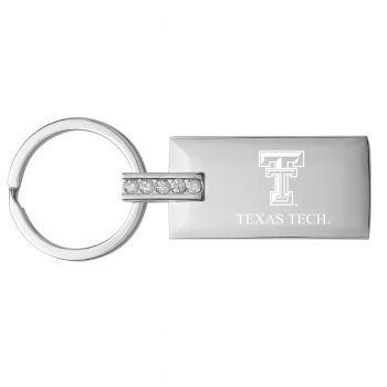 Jeweled Keychain Fob - Texas Tech Red Raiders