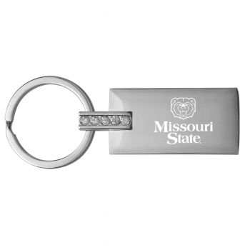Jeweled Keychain Fob - Missouri State Bears