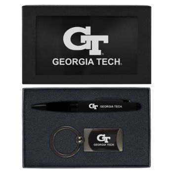 Prestige Pen and Keychain Gift Set - Georgia Tech Yellowjackets