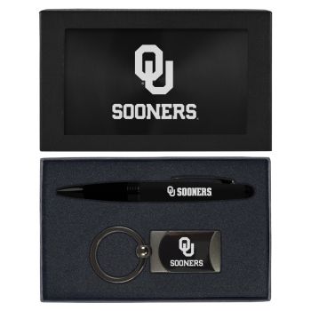 Prestige Pen and Keychain Gift Set - Oklahoma Sooners