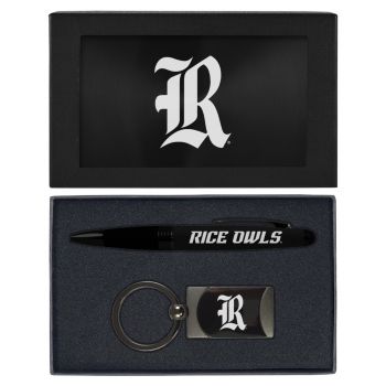 Prestige Pen and Keychain Gift Set - Rice Owls