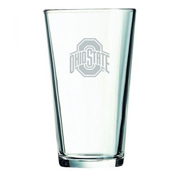 16 oz Pint Glass  - Ohio State Buckeyes