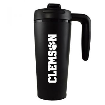 16 oz Insulated Tumbler with Handle - Clemson Tigers