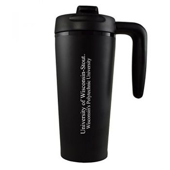 16 oz Insulated Tumbler with Handle - Wisconsin-Stout