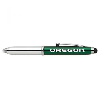 3 in 1 Combo Ballpoint Pen, LED Flashlight & Stylus - Oregon Ducks