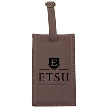 Travel Baggage Tag with Privacy Cover - ETSU Buccaneers