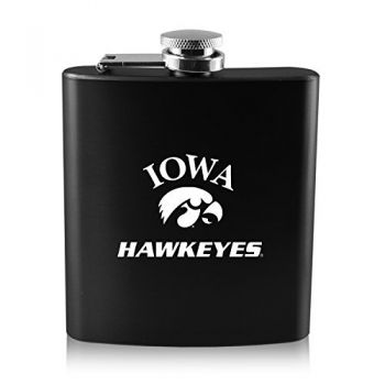 6 oz Stainless Steel Hip Flask - Iowa Hawkeyes